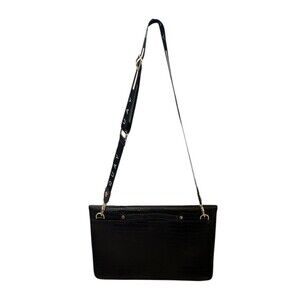 Quay Australia Black Laptop Bag With Strap‎ NWOT